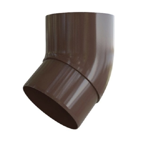 картинка Колено трубы 67град ПВХ Коричневое, Альта Профиль от магазина Евродом