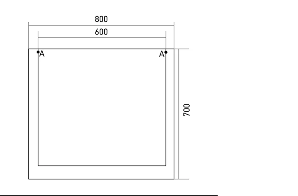 картинка Зеркало "Сура 80" без подсветки (ПВХ) от магазина Евродом