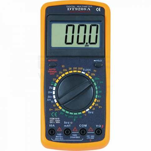 картинка Мультиметр DT 9208А  61/10/507 от магазина Евродом