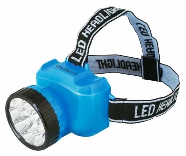 картинка Фонарь налобный ULTRAFLASH LED5361 голубой от магазина Евродом