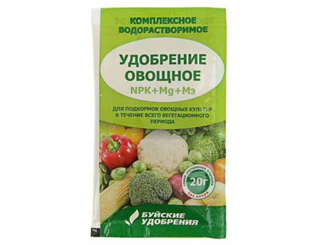 картинка Удобрение овощное 20г БУ от магазина Евродом