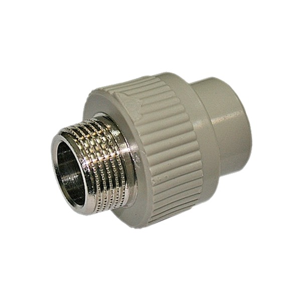 картинка Муфта комб. нар.р. Ø20х1/2" PRO AQUA Серый (25) от магазина Евродом