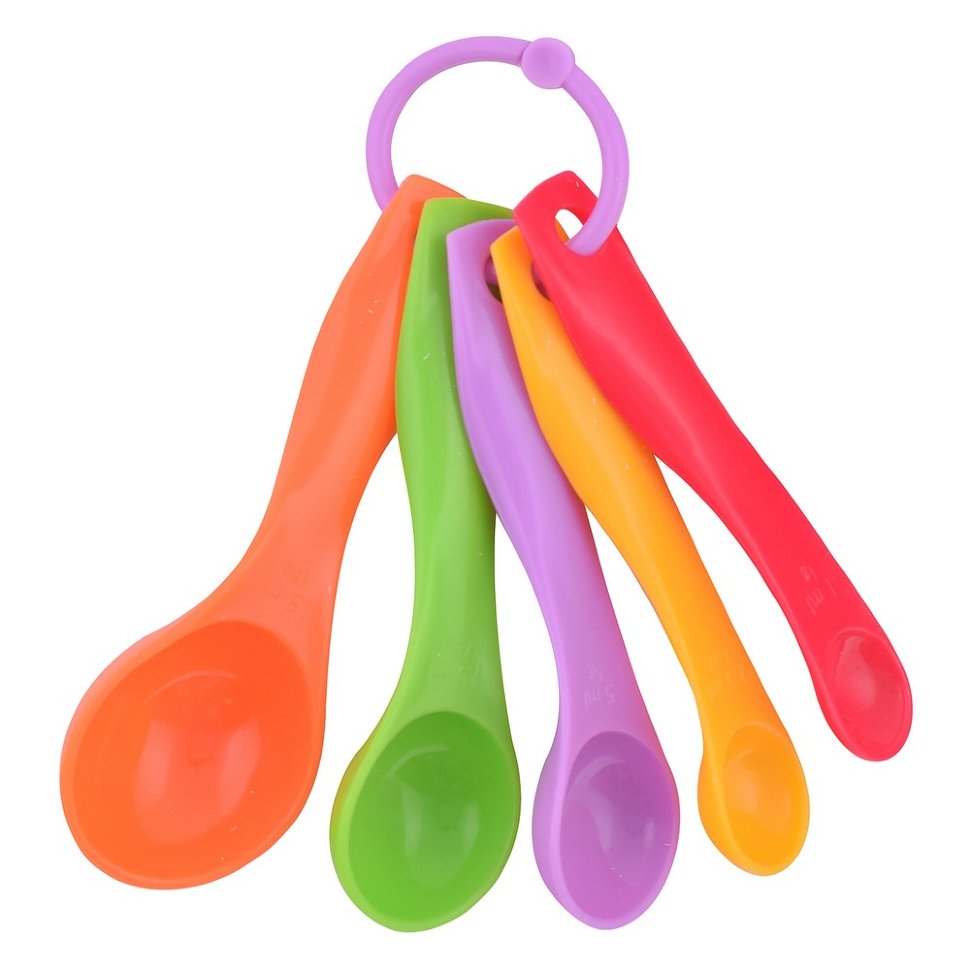 картинка Ложка мерная 5шт 5 цв.VL80-244  от магазина Евродом