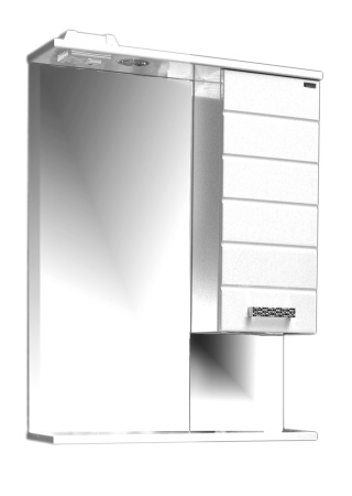 картинка Шкаф-зеркало Афина Таис 600/с от магазина Евродом