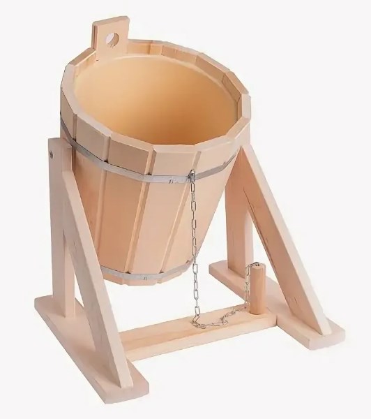 картинка Обливное устройство 10л (ольха) с пластик. встав. ОВП-10 от магазина Евродом