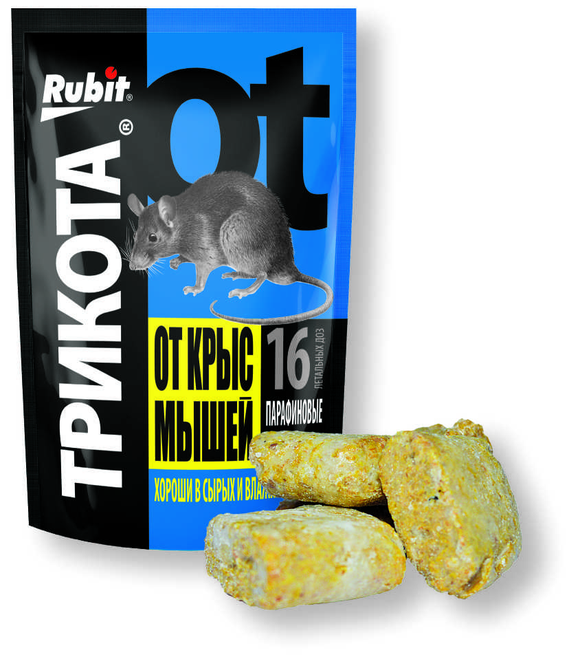 картинка Рубит ТриКота 16 доз парафиновый брикет 160г от магазина Евродом