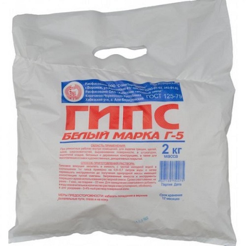 картинка Гипс белый 2кг ГС Диана от магазина Евродом