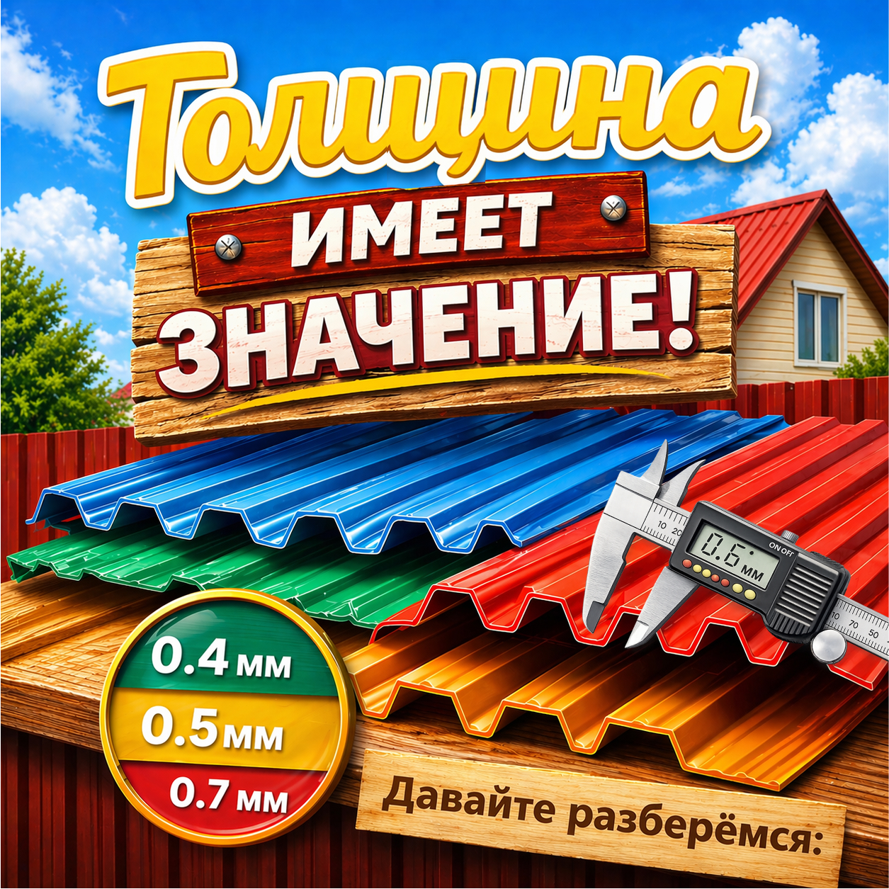 Как выбрать профлист и не пожалеть? Полный гид по толщине, покрытию и разумной экономии