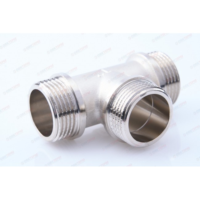 картинка Тройник 1" ННН Никель ZEISSLER от магазина Евродом