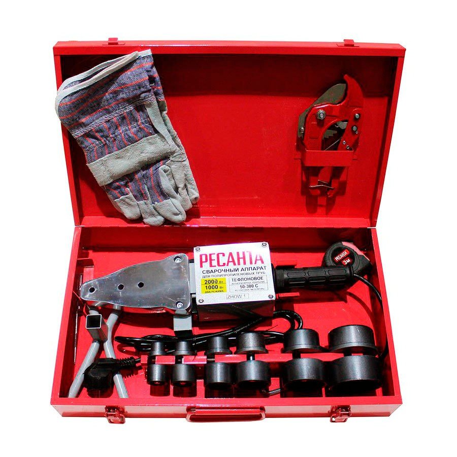 картинка Аппарат для сварки ПВХ труб АСПТ-2000 Ресанта от магазина Евродом