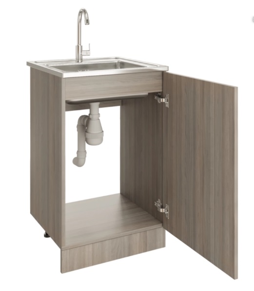 картинка Тумба 50 см цвет ясень шимо светлый от магазина Евродом