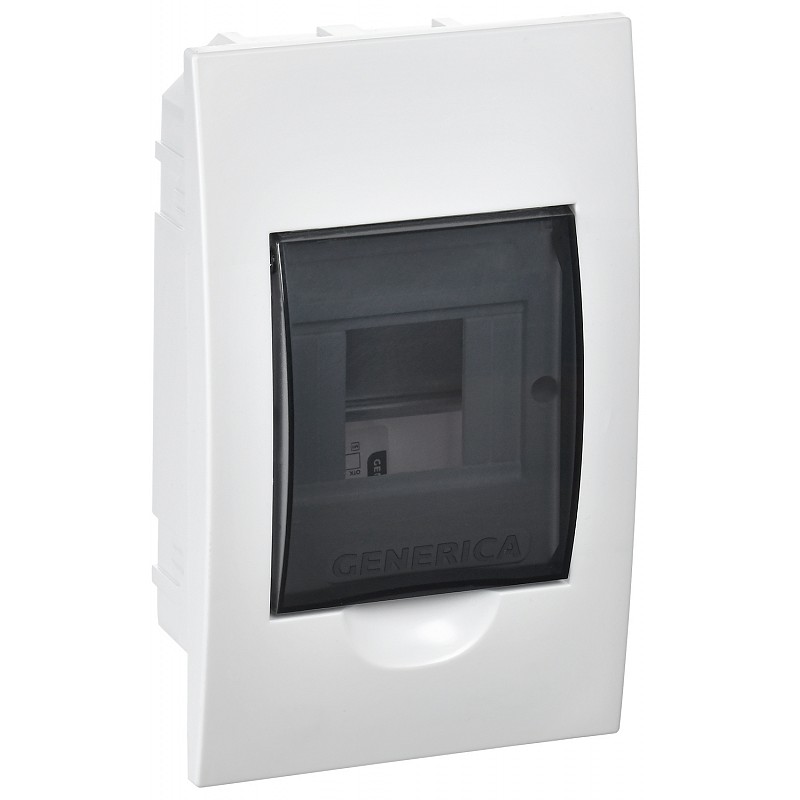 картинка Бокс ЩРВ-П-4 модуля встраиваемый пластиковый IP41 GENERICA от магазина Евродом